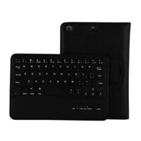 Đối với iPad mini 4 / mini 3 / mini 2 / mini Bàn phím Bluetooth có thể tháo rời và Bao da có giá đỡ (Đen)