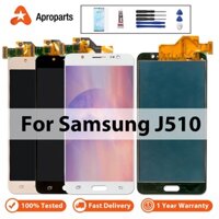 Đối với Samsung Galaxy J5 2016 J510 J510F Màn hình cảm ứng lắp ráp J510M J510Y J510FN LCD thay thế độ sáng điều chỉnh