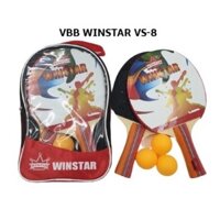 Đôi Vợt Bóng Bàn WinStar Dùng Cho Học Sinh Tập Luyện - 1 Đôi Kèm 3 Bóng