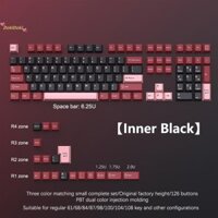 [Dokidoki] 126 Phím Double Shot Keycap PBT Cherry Bàn phím trò chơi cơ học cho MX Switch Keycap GMK67 GMK87 GMK61 Nắp chìa khóa bàn phím chơi Game [MỚI]
