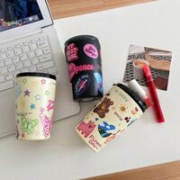 [Dokidoki] Phim Hoạt Hình Gấu Con Chó Con Giữ Nhiệt Cốc Nơ Cốc Cà Phê Cốc Inox Uống Nước Nóng Ngoài Trời Ấm Siêu Tốc Di Động Quà Tặng [MỚI]