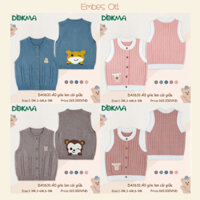 [DOKMA] Áo gile len lông cừu cài giữa cho sơ sinh 1-9 Tháng tuổi Dokma DA1631 DA1633 DA1286  Embes oi