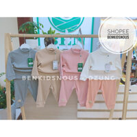 DOKMA - Bộ giữ nhiệt vải tăm dày cho bé trai/bé gái