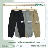 [DOKMA] QUẦN KAKI DÀI BÉ TRAI 2-6Y