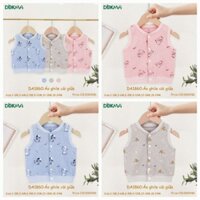 (DOKMA)ÁO GHILE CÀI GIỮA CHO BÉ 1-24 THÁNG