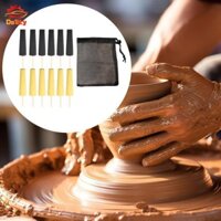 Dolity 12 Miếng Đất Sét Gốm Bọt Biển Phụ Kiện Điêu Khắc Làm Đất Sét Khắc