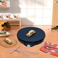 Dolity Electric Griddle Crepe Machine Crepe Pan Máy làm bữa sáng đa năng nhỏ gọn Chống dính cho Blintzes Trứng Crepes Tortillas