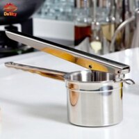 Dolity Thép không gỉ chanh Hướng dẫn sử dụng Máy ép trái cây Khoai tây Ricer Đa chức năng Tiện ích nhà bếp Máy ép chanh cho cam