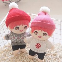 Doll Jimin đồ len tóc hồng doll Bangtan Boyskhohangkpop