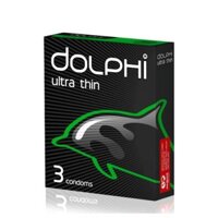 DOLPHI Bao Cao Su Hộp 3 cái - Mỏng 0131503