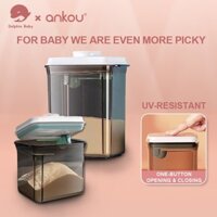 Dolphin Baby Ankou Hộp Bảo Quản Sữa Bột Hộp Đựng Có Nắp Cạp Chống Tia UV