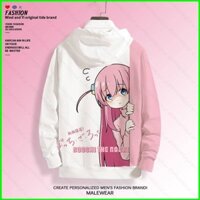 [Doly] Bocchi The Rock Áo Khoác Anime Dài Tay Top Nữ Cosplay Gotou Hitori 3D Áo Chui Đầu Thời Trang Oversize