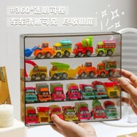 Domeka Acrylic: Hộp lưu trữ bánh xe nóng: Kệ trưng bày đồ chơi mô hình ô tô
