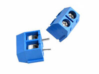 Domino 2 chân xanh dương KF301 (5.08mm)