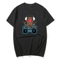 Domo Kun DJ Domo T Áo Sơ Mi Nam Cotton Hài Hước Áo Thun Cổ Tròn Tee Tay Ngắn Áo Quà Tặng Ý Tưởng