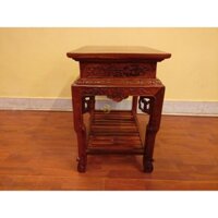 Đôn bàn trang trí gỗ hương cao 60 × mặt 40cm Nội Thất