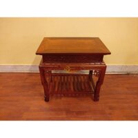 Đôn bàn trang trí gỗ hương cao 60 × mặt 40cm - RẺ VÔ ĐỊCH