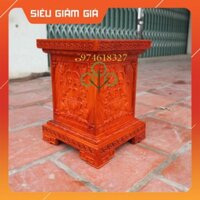 Đôn chân loa gỗ hương kê đồ phong thủy hàng cao cấp cao 40cm