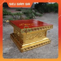 Đôn Chiện Kê Loa Chiện Vuông Hộp Rát Vàng Cao 18cm