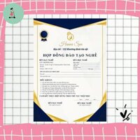 (Đơn Đăng Kí Khoá Học) Hợp Đồng Đào Tạo Spa Nail Hair (10 tờ) In Theo Yêu Cầu Miễn Phí Thiết Kế