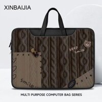 Đơn Giản Cảm Giác Cao Cấp Di Động Laptop Túi Máy Tính macbook HP Chống Sốc Lenovo Shin-Chan air47 cm Apple 3.23