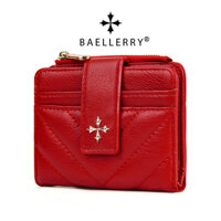 Đơn Giản Đa Thẻ Khóa Nữ Đa Năng Túi Đựng Thẻ Xuyên Biên Giới Nữ Ví Hoa Dây Kéo Ngắn Ví Đựng Tiền Xu