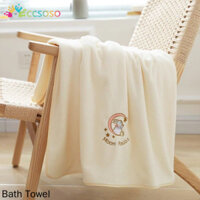 Đơn giản hiện đại thấm nước Khăn tắm nhung san hô khô nhanh Người lớn không rụng tóc Áo choàng tắm màu trơn