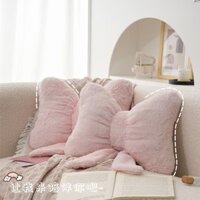 Đơn Giản Hồng Bướm Lễ Hội Sofa Gối Văn Phòng Bàn Ghế Mềm Mại Thoải Mái Thắt Lưng Hỗ Trợ Chủ Đầu Giường Trang Trí