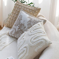 Đơn Giản ins Sang Trọng Gối Cao Cấp Ánh Sáng Sang Trọng Pháp Bắc Âu Đệm Phòng Khách Sofa Gối Đầu Giường Gối Tựa Lưng