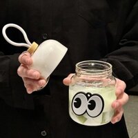 Đơn Giản Mini Quy Mô Cốc Thủy Tinh Ins Nhỏ Di Động Đậu Nành Sữa Giá Trị Cao Cốc Nước Mùa Hè Cốc Dễ Thương Cho Nữ
