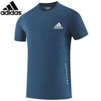 Đơn Giản Thể Thao Băng Lụa Áo nam Cổ Tròn Hàn Quốc Tay Ngắn Áo nam Áo Unisex #DK-8010-AD