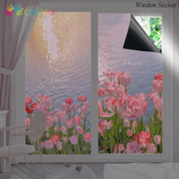 Đơn Giản Tĩnh Điện Kính Phim Phòng Ngủ Ban Công Mạnh Mẽ Đen Đáy Kính Chống Nhìn Trộm Miếng Dán Cửa Phòng Tắm Riêng Tư Mờ Cửa Sổ Miếng Dán