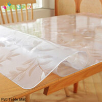 Đơn Giản Trong Suốt Mờ Pvc Mềm Kính Bàn Ăn Thảm Hộ Gia Đình Dày Chống Thấm Nước Để Bàn Cách Nhiệt Tấm Bảo Vệ