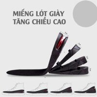 Độn giày silicon cả bàn, lót giày đệm khí tăng chiều cao êm chân - 1 LỚP 3CM