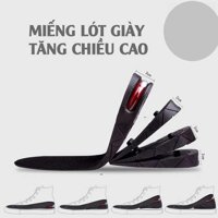 Độn giày silicon cả bàn, lót giày đệm khí tăng chiều cao êm chân - 2 LỚP 5CM