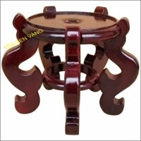 Đôn gỗ 5 chân cỡ lớn, đế gỗ kê tượng, đồ thờ cúng phong thủy