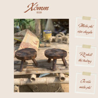 Đôn gỗ, ghế gỗ decor, trang trí