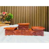 Đôn gỗ kê tượng, chân đế, kệ gỗ hương loại 1 (nhiều kích cỡ) - Hàng đẹp, bền, chắc chắn