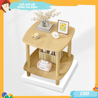 Đôn Gỗ Mini Phòng Ngủ, Kệ Tab Gỗ Đầu Giường 2 Tầng, Kệ Đầu Giường, Bàn Trà Decor Phòng Khách