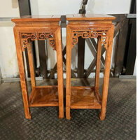 Đôn gỗ trang trí -đôn gỗ hương cao 70x 30 cm