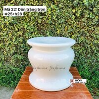 đôn gốm Bát Tràng đôn gốm sứ đựng chậu - gốm phúc tâm an