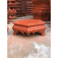 đôn gốm kê chậu cây ( gốm bát tràng )