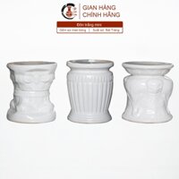 Đôn gốm sứ kê chậu cây - Cỡ bé - Đôn Bát Tràng