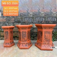 Đôn gốm sứ, kệ gốm đất đỏ gốm Bát Tràng