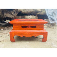 Đôn kê loa tượng/ kỉ vuông trơn gỗ hương