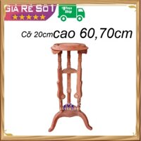 Đôn kê lục bình,Chậu cây cảnh gỗ hương mặt 20 cao 60,70