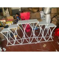 ĐÔN KÊ TRÁP CƯỚI CONG MÀU VÀNG VÀ TRẮNG DÙNG CHO ĐÁM CƯỚI , ĐÁM ĂN HỎI