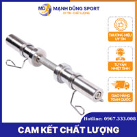 Đòn Tạ Tay Inox Phi 50 (Kèm 4 Kẹp Tạ; Có Các Đòn 1,2m 1,5m, 1,8m, 2m, 2,2m) | MẠNH DŨNG SPORT