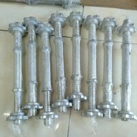 đòn tạ tay lắp ráp 35cm, bánh tạ 1kg( lỗ phi 30)