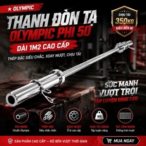 Đòn tạ thẳng Carpo 1,2m